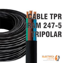 CABLE TPR IRAM 247-5 TRIPOLAR