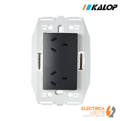 MODULO TOMA DOBLE C/BASTIDOR KALOP - comprar online