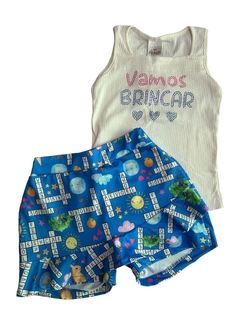 Blusinha e shorts- Saia - Alekids