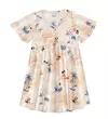 Vestido Curto Infantil em Viscose Estampado