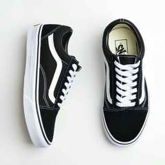 Tênis Vans Old Skool Skate Preto Vulcanizado Original Tamanho:34;Cor:Preto (VAN - comprar online