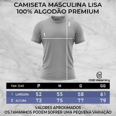 CAMISETA MASCULINA ESTAMPADA 100% ALGODÃO PREMIUM - CMD Vestindo (CMD015CME) - loja online