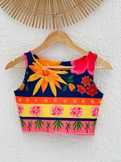 Cropped Patroa Florais Radiantes (2570)