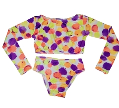 Biquini infantil manga longa Estampado (TNBGMBIML) - comprar online