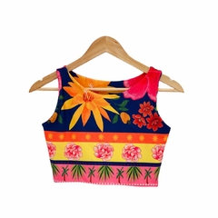 Cropped Patroa Florais Radiantes (2570)