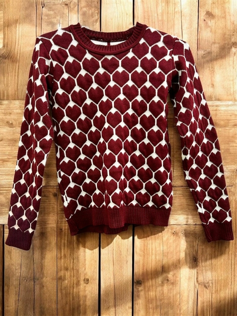 Blusa De Frio Feminina Suéter Elegante Manga Longa