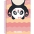 Caderno Espiral My friends pandas 80F com figurinhas