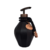 Porta Sabonete de Vidro Preto 300 ml – Modelo Evie na internet