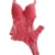 Conjunto lingerie rendado Salmão GG