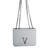 Bolsa branca Valentino com alça de corrente