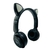 Fone Basike Headphone Infantil Bluetooth Com LED Gatinho