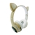 Fone Basike Headphone Infantil Bluetooth Com LED Gatinho - comprar online