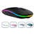 MOUSE SEM FIO RGB LUZ LED WIRELES MODO DUPLO RECARREGAVEL