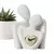 Amor Nórdico: Escultura Abstrata de Casal em Cerâmica para Decoração Moderna - comprar online