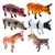Kit 6 Animais Brinquedo Criança Fazendinha Presente Menino Menina - comprar online