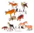 Imagem do Kit 6 Animais Brinquedo Criança Fazendinha Presente Menino Menina