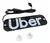 Placa Carro Led De Aplicativo Uber Botão Liga Desliga