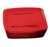 Pote para Freezer Mini Jeitosinho 250ml Menos Bagunça Vermelho na internet