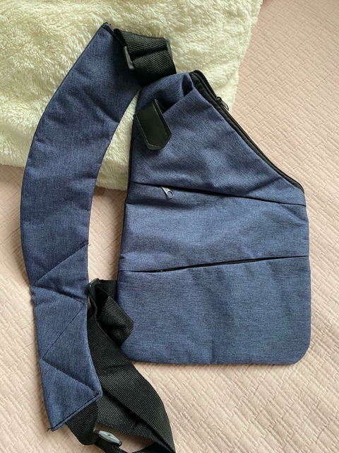 Bolsa Pochete Transversal Slim Impermeável Nova