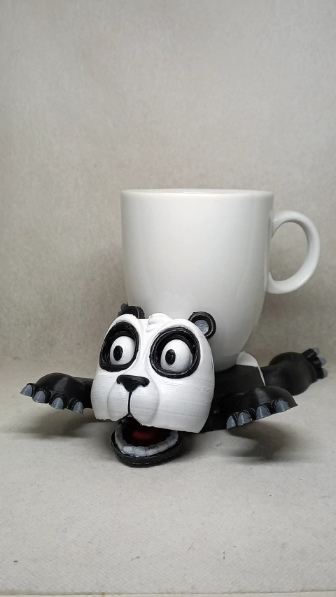 Porta Vaso Panda Articulado