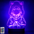 Lámpara Acrilico Led Rgb Mushoku Tensei Eris Boreas Greyrat - comprar online