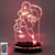 Lámpara Acrilico Multicolor RGB Jiraiya Naruto