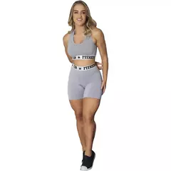 Conjunto Academia Topper e Short Elástico Exposto Feminino - comprar online