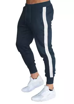 CALÇA DE MOLETOM MASCULINO SLIM JOGGER LISTRA - GH Vitrine Virtual