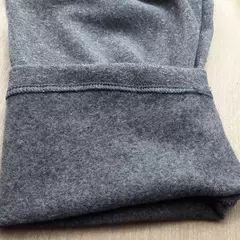 Imagem do RIKINTE Calça Legging Lisa Flanelada Térmica Preta Vinho Azul Feminina Fitness