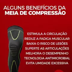 Meia De Compressão Térmica Para Joelho 1Un - loja online