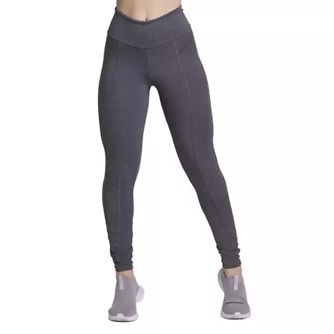 Calça Legging Fitness Montaria Feminina Empina Bumbum Suplex Lisa Recortes Mode