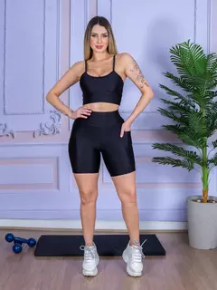 Conjunto Fitness Feminino Top 3D Alcinha + Bolso Curto na internet