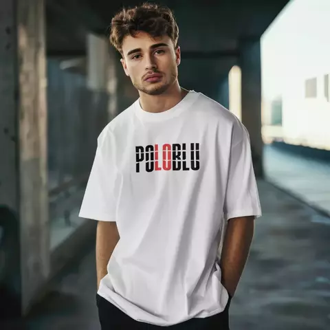 Camiseta Masculina Casual Polo Blu em Algodão Malha Leve e Ajustável do P ao G