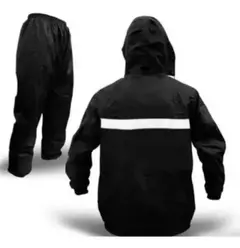 Capa De Chuva Moto Impermeável Nylon Jaqueta Com Capuz + Calça na internet