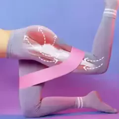 Kit com 3 Faixas de Resistência para Exercícios, Alongamento, Yoga, Pilates, F - GH Vitrine Virtual