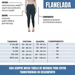 Calça Flanelada Feminina na internet