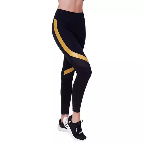 RIKINTE Calça Legs Legging com Tela Preta Feminina Fitness Academia Fit Esporti
