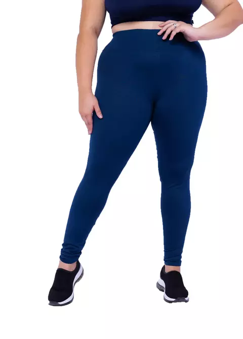 CALÇA LEGGING PLUS SIZE EM SUPLEX CINTURA ALTA DIA A DIA /G1 G2 G3