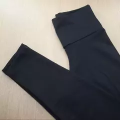 RIKINTE Calça Legging Lisa Flanelada Térmica Preta Vinho Azul Feminina Fitness - GH Vitrine Virtual
