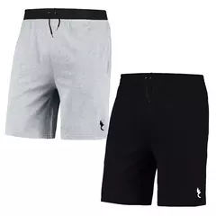 Kit 2 Bermudas Masculina Moletinho Casual Esportiva Leve e Confortável do P ao - comprar online