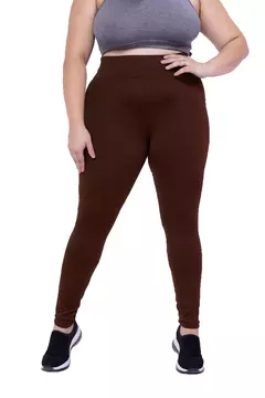 CALÇA LEGGING PLUS SIZE EM SUPLEX CINTURA ALTA DIA A DIA /G1 G2 G3 - GH Vitrine Virtual