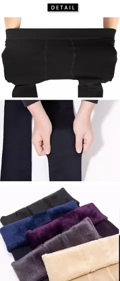 Chleisure-leggins femininas, calças leggings quentes para inverno, 8 núcleos, - comprar online