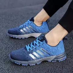 Imagem do Tênis de corrida treino para homens e mulheres, calçado esportivo ao ar livre,