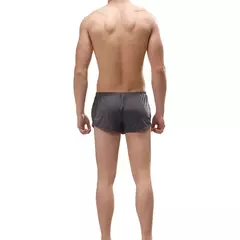 Sexy Ice Silk Boxer Shorts dos homens, Sólido Calças Seta Transparente, Respir - comprar online