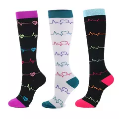 Meias de especificação para homens e mulheres, 20-30mmhg, meia calça de espec