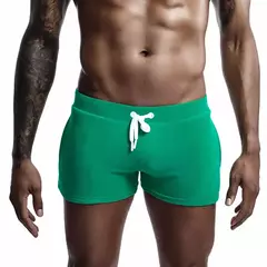 Pijamas lounge shorts masculino pijamas bottoms pijamas shorts de algodão macio - comprar online