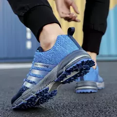 Tênis de corrida treino para homens e mulheres, calçado esportivo ao ar livre, na internet