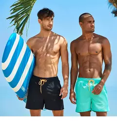 ESCATCH Homem Roupa de banho Calções de banho Troncos Praia Board Shorts Calç