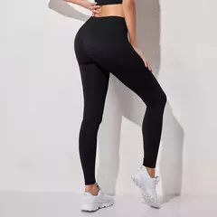 Calças de ioga sem costura para fitness, roupas esportivas, monocromáticas, ci - comprar online