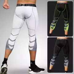 Imagem do Calças de especificação masculina calças justas leggings para correr ginási